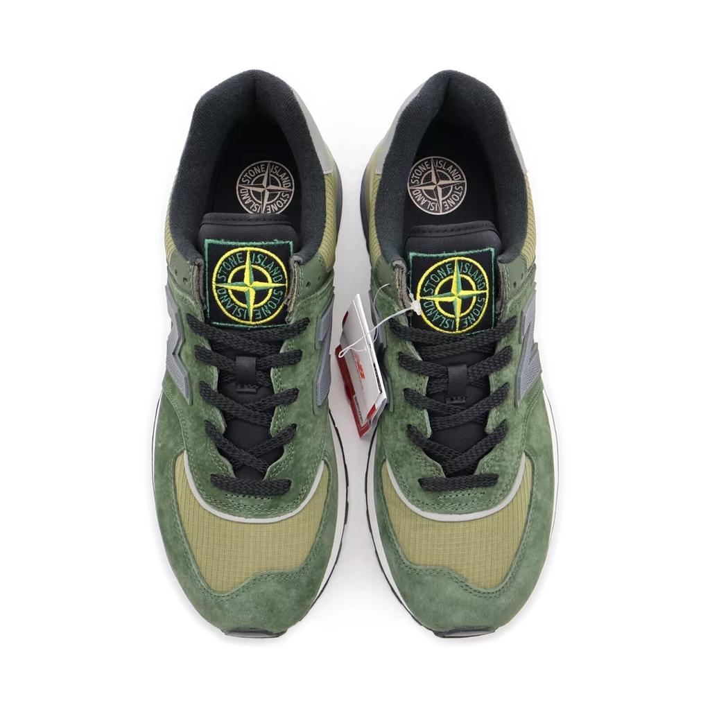 U574LGIL Stone Island New Balance 574 Legacy Koyu Yeşil Haki Kahverengi Gri (Erkeklerin)
