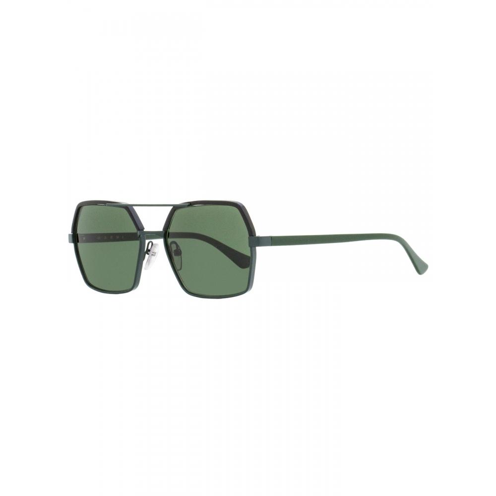 

Marni Unisex Rectangular Sunglasses ME2106S 009 Black/Green 55mm