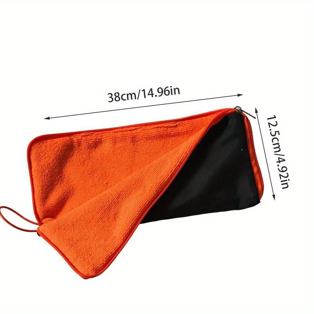 

Сумка для зонта из синели, сумка для хранения уличного зонта с застежкой-молнией, суперабсорбирующий чехол для хранения, быстросохнущий чехол для зонта красный