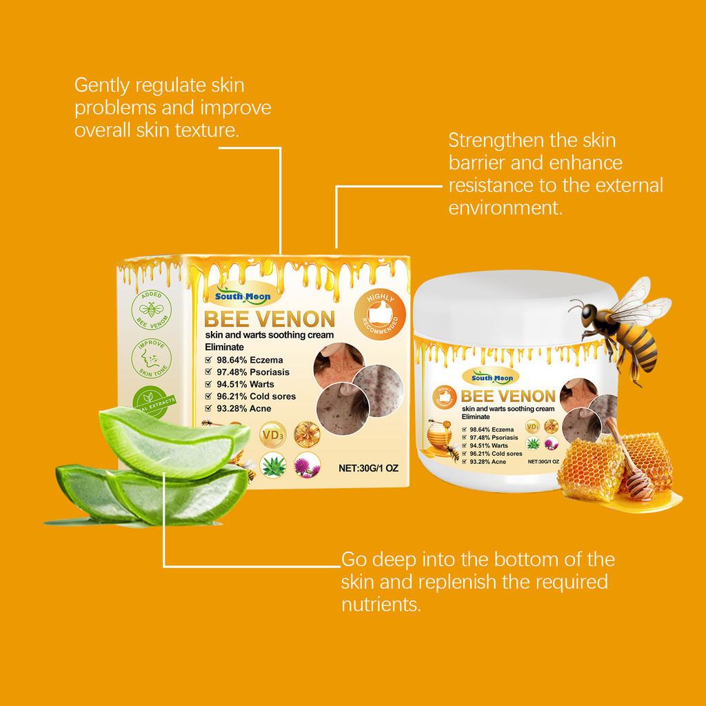 Gentle Skin-smoothing Honey Bee Venom Cream Moisturizing Daily Massage