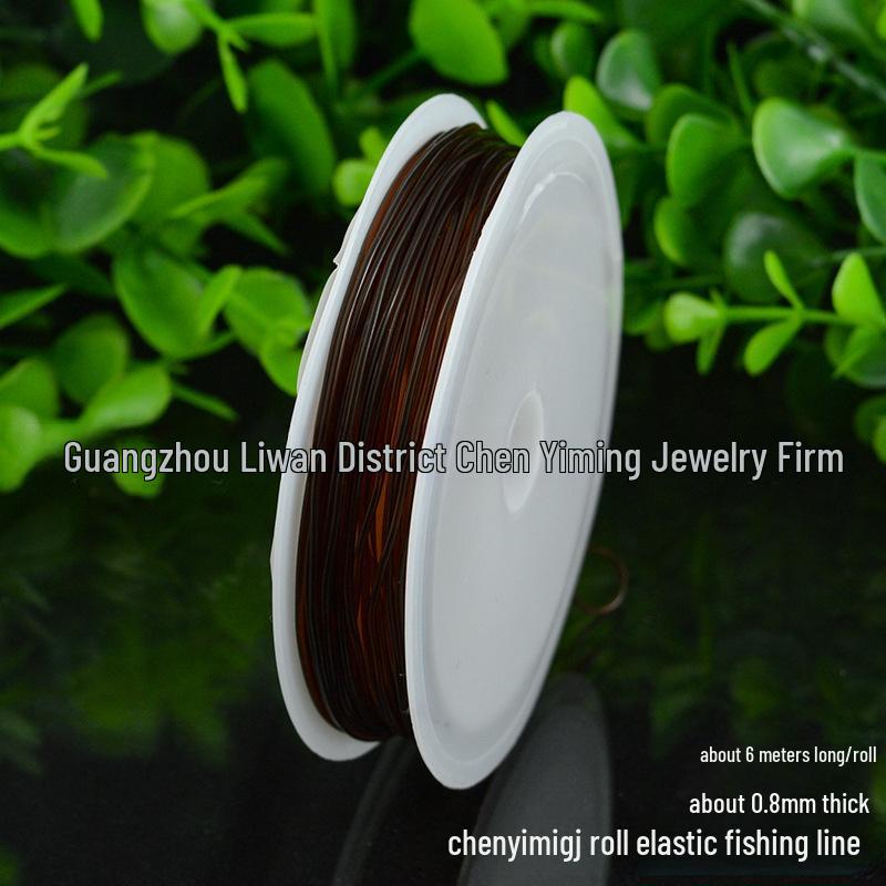 

Прозрачная эластичная хрустальная леска для изготовления украшений своими руками и бисероплетения Small Roll Elastic Fish Silk