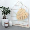 1 pcs Nordic Wooden Monstera Leaf Wall Ornament Kids Room Bedroom Home Decoration For Home Office Cafe Desktop Decoration