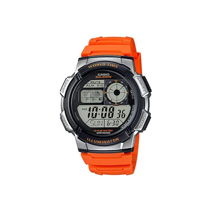 CASIO G Shock AE 1000W 4BV AE-1000W-4BV Orange Strap