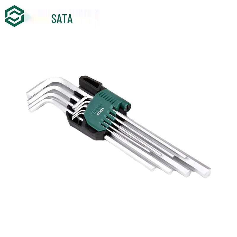 SATA 9-Piece Extra Long Hex Key Set 1.5-10mm