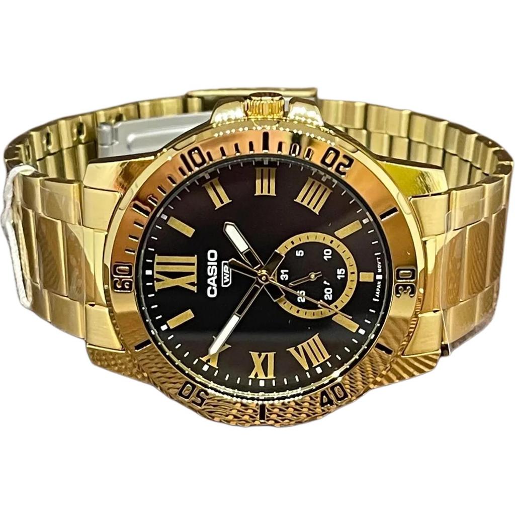 CASIO Men Standard Series 45mm Black Watch MTP-VD200G-1B MTP-VD200G-1B