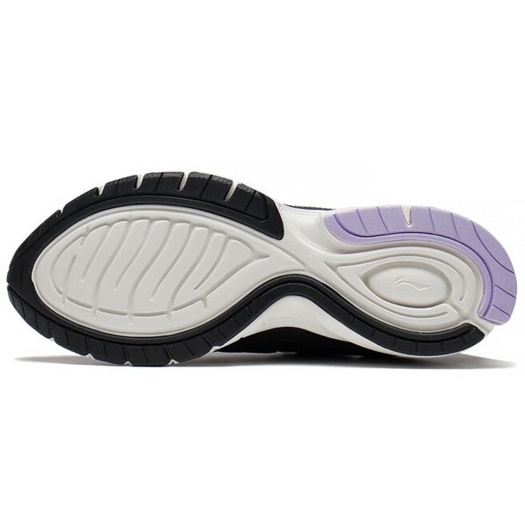 Li-Ning Comfortable Fabric Synthetic Leather Shock Absorbing Non-Slip Wear-Resistant Lightweight Low-Top Running Shoes Women sneaker ARSS064-1