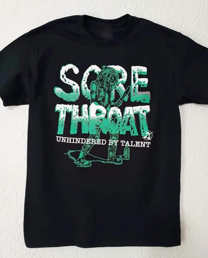 Sore Throat Band Cotton Black All Size Unisex Shirt Unisex T-Shirt XL