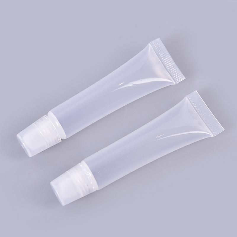 20 buc. Tub gol de ruj de 8 ml Balsam de buze Machiaj moale Squeeze Luciu de buze transparent