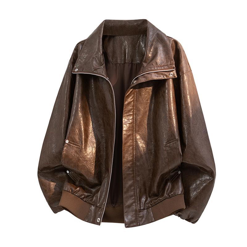 Spring and Autumn Collar Jacket, Men's Casual Jacket, Couple's Loose Versatile Jacket