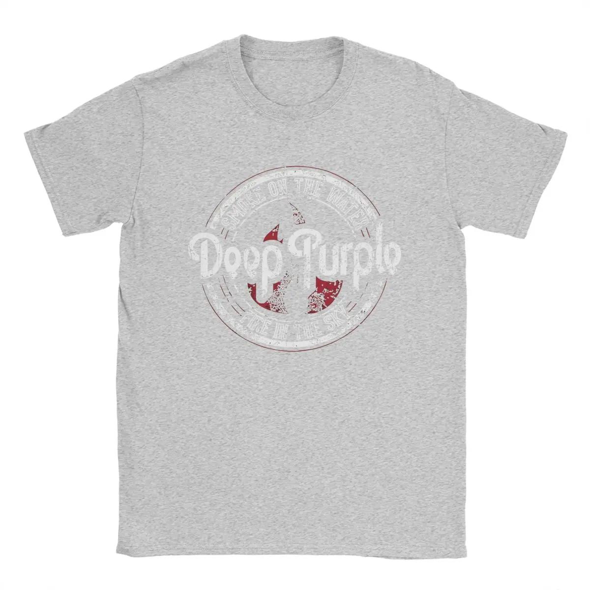 Comfortable season Dieppaars T-shirt voor heren, nieuwigheid, 100% katoenen T-shirt, ronde kraag, korte mouwen, cadeau-idee, kleding S grijze kleur