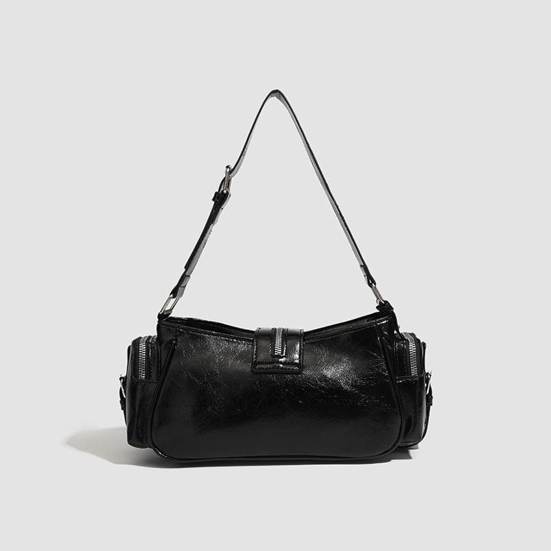 Unique Design Versatile Heavy-duty Motorcycle Tote Bag 2025 New Retro Sweet Cool Spicy Girl Underarm Bag Commuter Bag