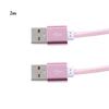 1m/1.5m/2m Portable USB to USB for Radiator Type A USB Extender USB Extension Cable USB Cable Extens Male to Male