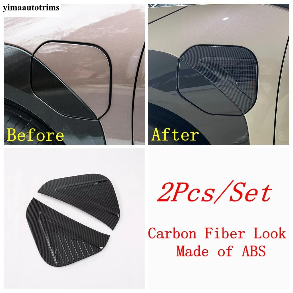 

Front Fog Light Lamp Eyebrow / Charging Port Panel Cover Trim For Toyota Bz4x - 2025 Carbon Fiber Accessories Exterior Kit Charging Port Cover