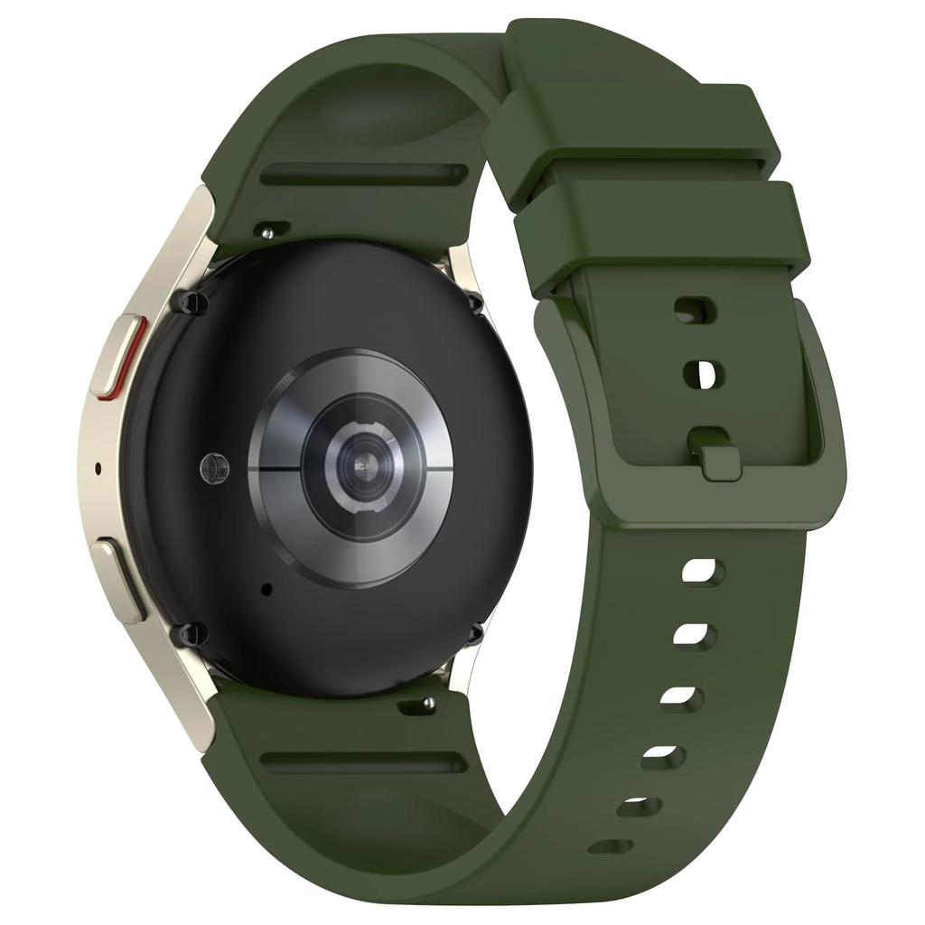 Lückenloses Silikonarmband für Samsung Galaxy Watch 7 40mm 44mm Originalarmband Uhr 6 5 4 40mm 44mm Classic 47mm 43mm 46mm 42mm Gürtel