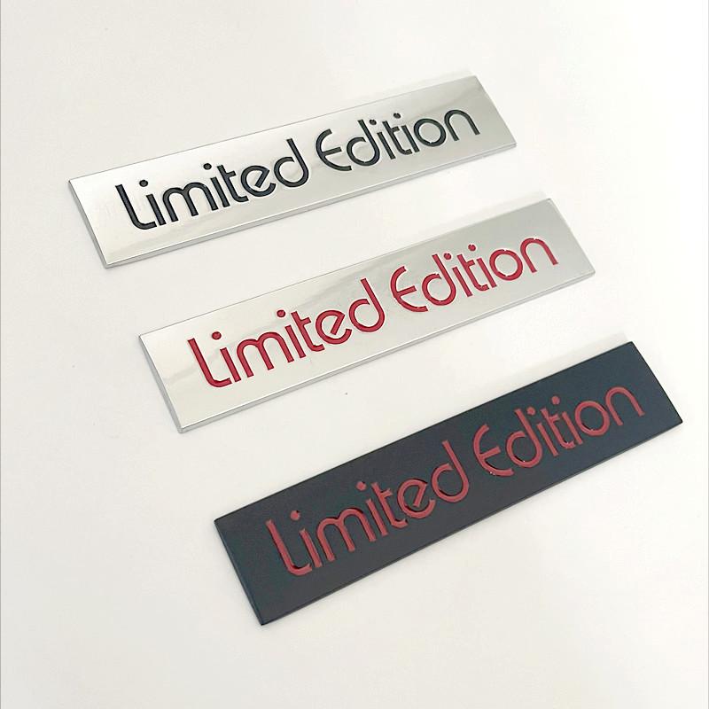 3D Metal Letters LIMITED EDITION Logo Rear Trunk Car Emblem Badge Sticker Decals For Volkswagen VW Golf Touareg AccessoriesKD0