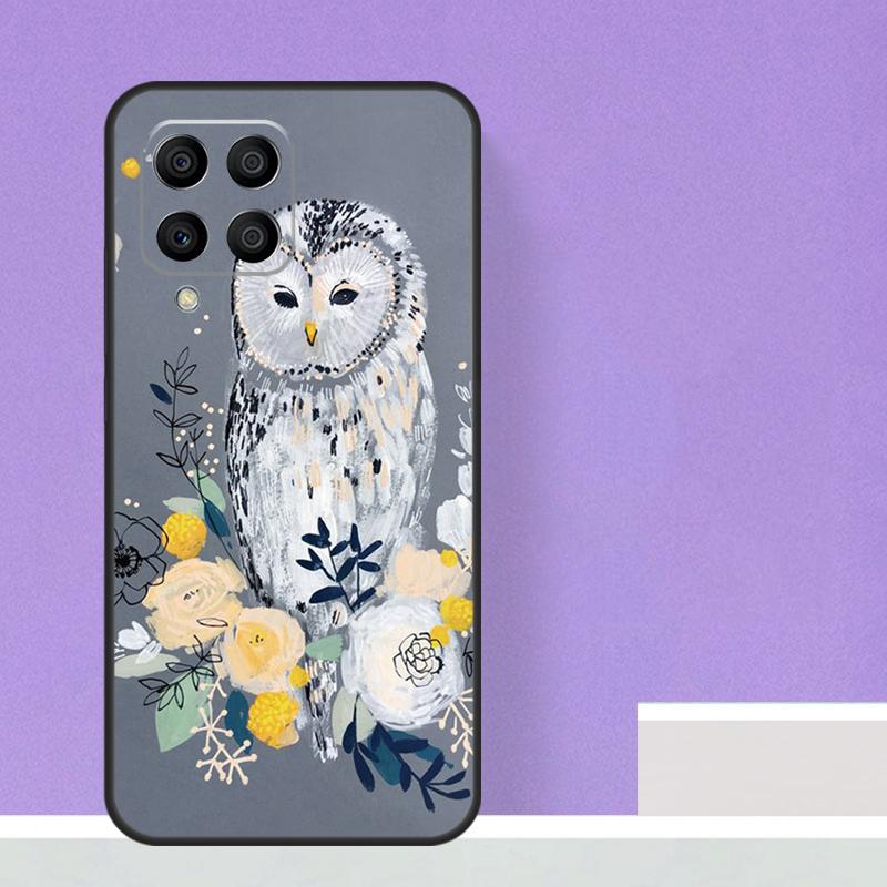 Cute Owl Cartoon For Samsung Galaxy M13 M33 M53 M12 M32 M52 M14 M34 M54 M20 M51 M21 M30s M31s M15 M55 Case