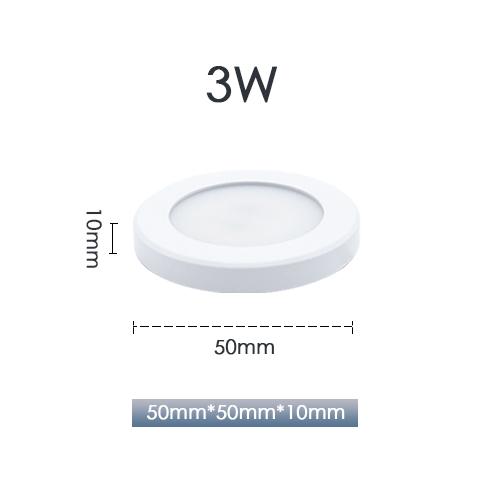 

4PCS 6PCS Led Downlights Surface Mounted Spot Led Lamp AC220V 3W 5W 7W 9W 12W Ceiling Lighting Kitchen Fixture for Home Bedroom 4pcs&White Warm White