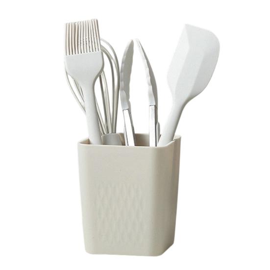 5Pcs Silicone Baking Tool Kit Soft Non-Scratch Spatula Oil Brush