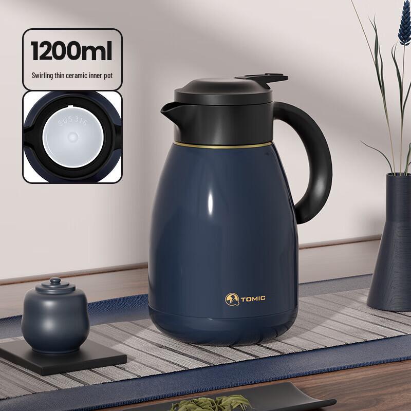 Керамический чайник-термос TOMIC TJ70023 из нержавеющей стали 316SS