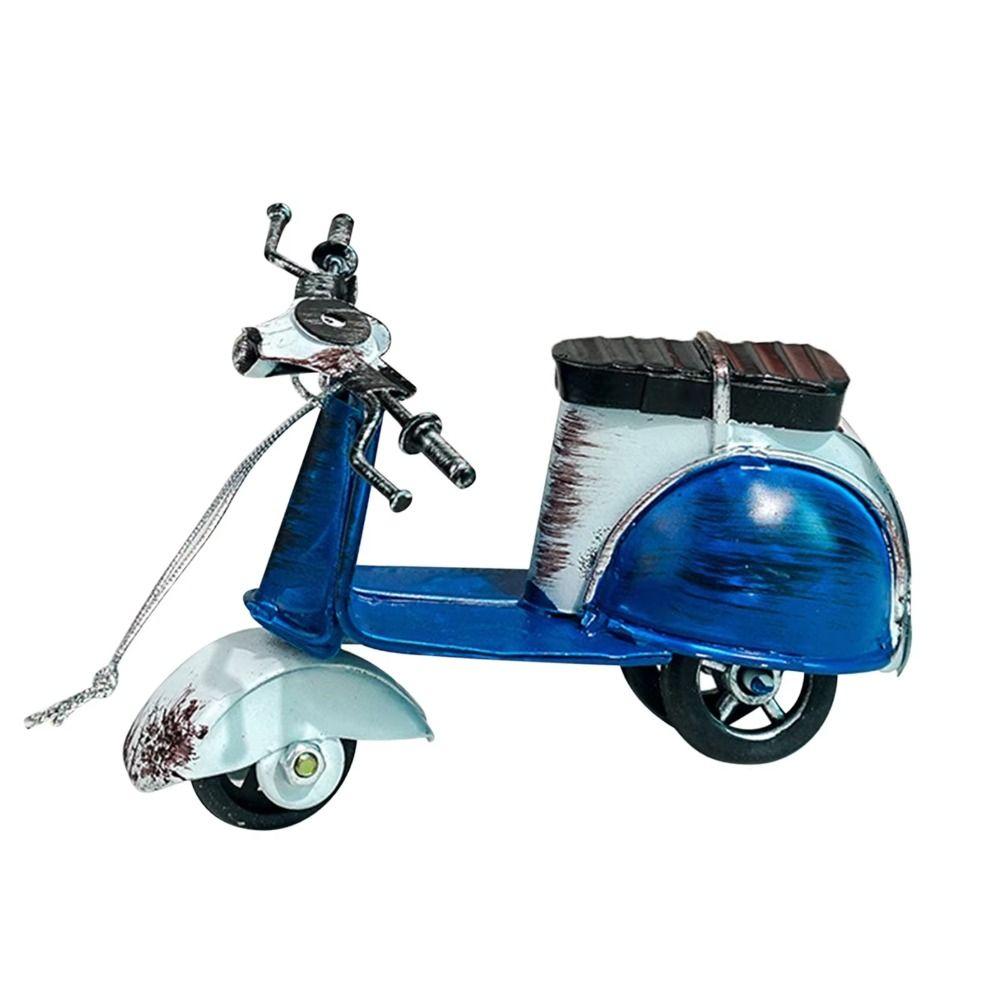 Simulation Motorcycle Model Mini Iron Vehicle Motorcycle Model Small Motorcycle Statue Art Crafts