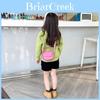 Adorable Mini Pu Leather Girls Handbag Stylish Vintage Crossbody Bag For Kids