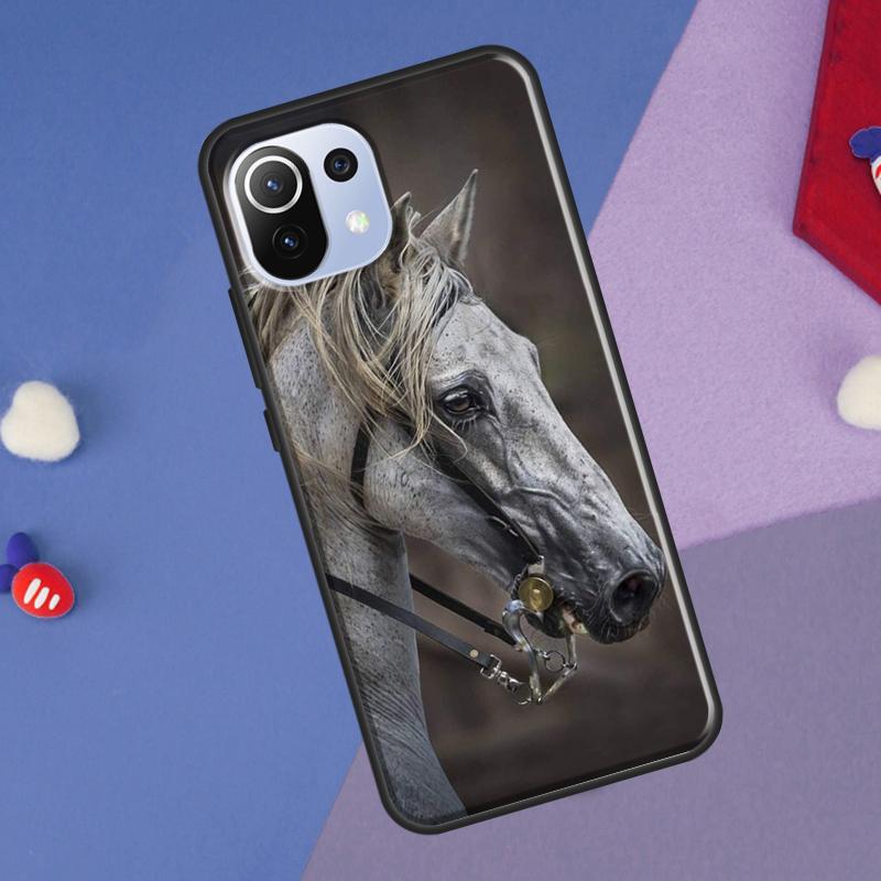 Horse Animal Cover For Xiaomi 13 14 Ultra 11T 12T 13T 14T Pro POCO X7 Pro X3 X5 F3 F5 F6 M6 X6 Pro Case