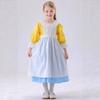 Halloween costume, European medieval pastoral maid romantic farm manor little girl dress