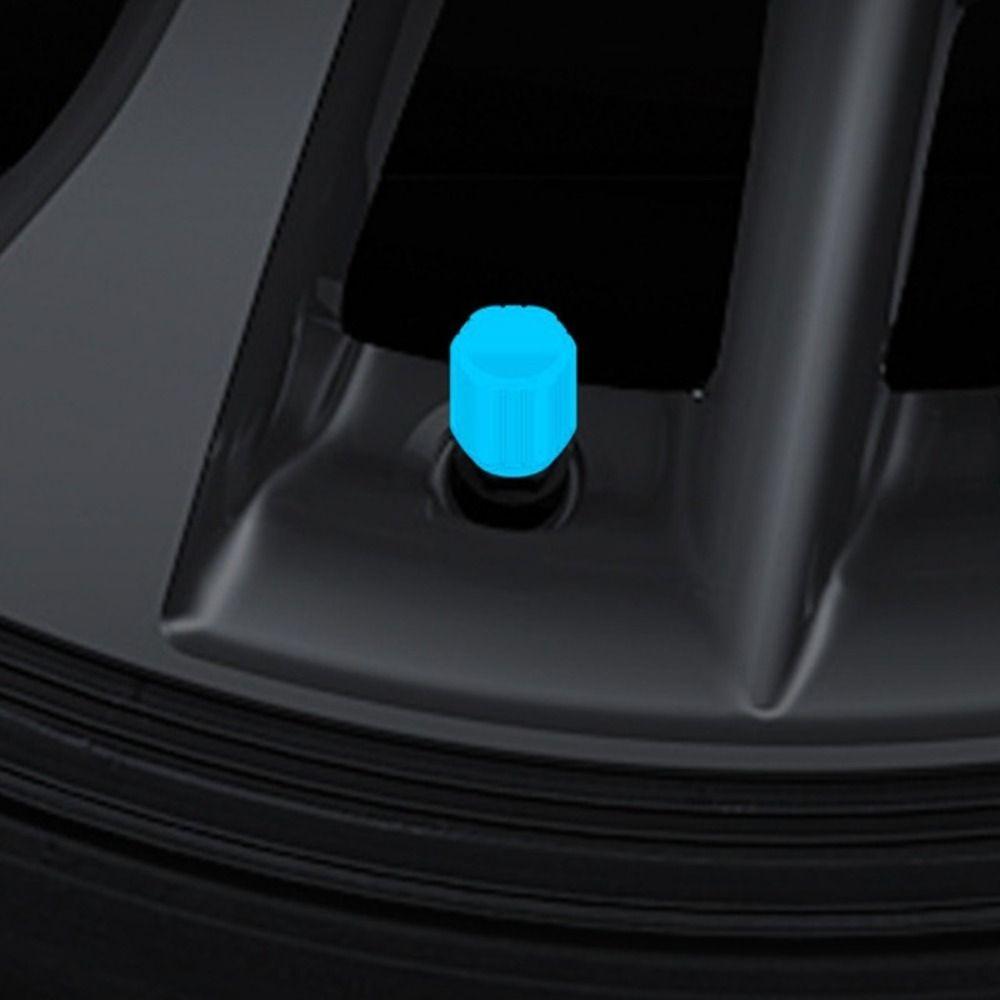Wheel Rims Car Wheel Tire Valve Stem Caps Luminous Valve Cap Stem Air Valve Caps Tyre Stem Cover