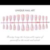 Handmade French Lace Pearl Manicure: Exquisite Almond-Shaped Wedding Nails (24 Pieces)