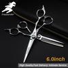 6.0 Inch Fcb Freelander High-End Wings, Flat Handle Scissors, Hair Scissors, Thin Scissors