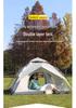 Automatic Folding Double-Layer Beach Tent for 3-4 People - Quick-Open, Thickened, Rainproof Camping Shelter