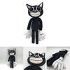Siren Head Series Black Cat Plush Toy Soft Stuffed Doll Perfect For Horror Fans