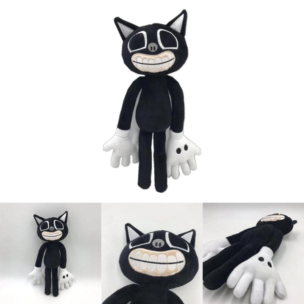 Siren Head Series Black Cat Plush Toy Soft Stuffed Doll Perfect For Horror Fans