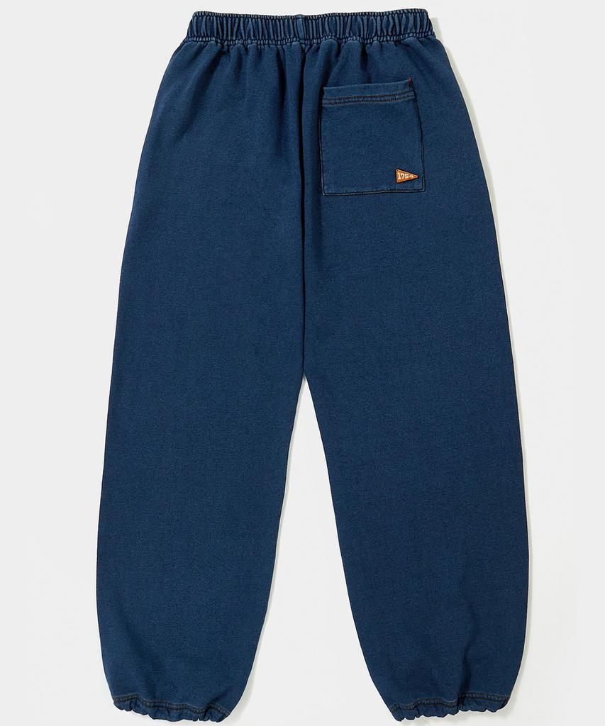 COLUMBIA UNIVERSITY Tiny Script Denim Terry Loose Sweatpants Midnight Denim