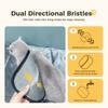 Reusable Static Pet Hair Removal Gloves,Double‑Sided Grooming Tool Clear Pet Fur for Carpets Sofa Furniture Household Pet Daily Cleaning