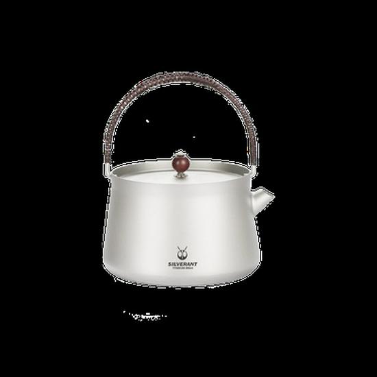 900ML Pure Titanium Tea & Coffee Pot with Built-in Filter