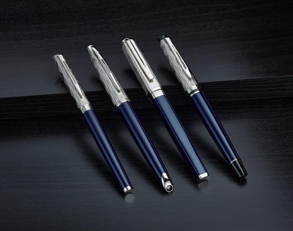 Official Waterman Karen Deluxe Blue ST Special Edition Fountain Fine Luxury Blue 2166343 Pen, Nib, Brand, Gift, ST,