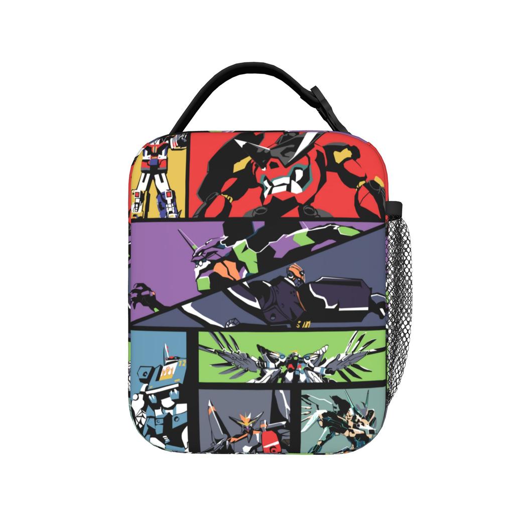 Super Robots EVA Insulated Lunch Bags Cooler Bag Reusable,Meal Container Large Tote Lunch Box Girl Boy Beach Picnic