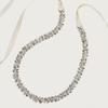 Elegant Silver Rhinestone Wedding Belt – Versatile High-End Dress Accessory for Fashion Shows and Performances