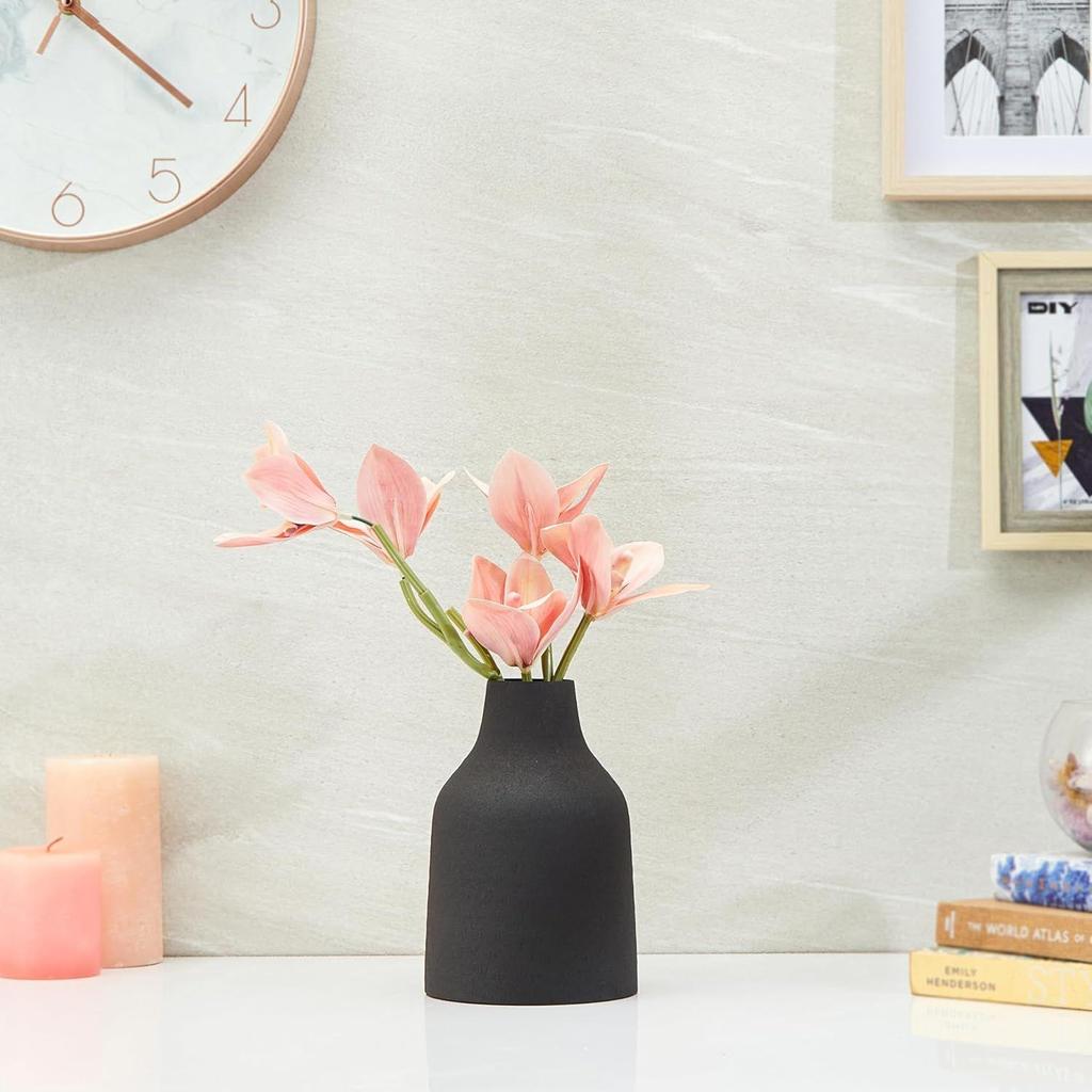 Blumenvase mit rostbeständiger Beschichtung | Stilvolles und leicht zu reinigendes Finish | Kompaktes Design für moderne Dekoration | Bouquet-Vase