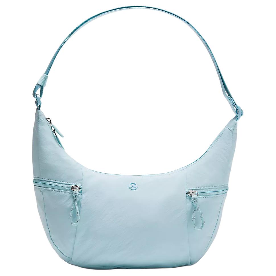 Lululemon Simple Casual Nylon Crossbody Bag Women Bags Blue LU9CACS-074029 Foam Cloud Blue/FOAM