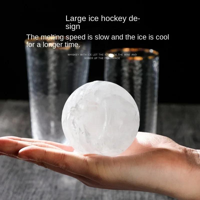 1/3PCS Silicone Ice Cube Maker Large Ball Shape Mold Food Grade Round Tray Bar Cool Gadgets Kitchen Accessories Making Mould