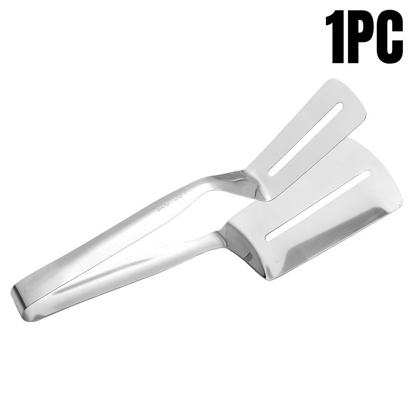 

1/2/4 шт. Зажимы для стейка из нержавеющей стали, Многофункциональная лопатка, Двусторонние кулинарные щипцы для рыбы, мяса, пиццы, Кухонные инструменты для выпечки