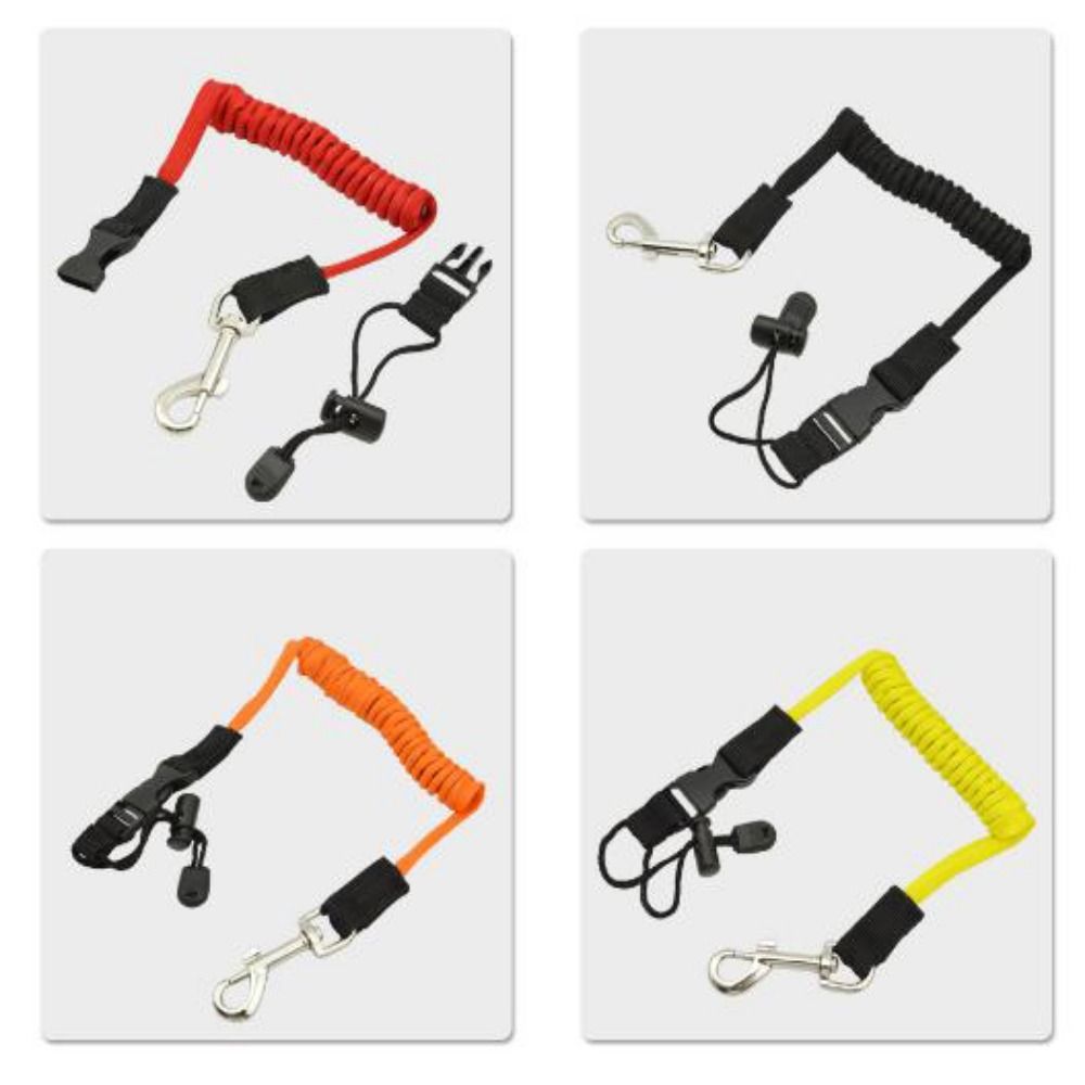 4 Colors Adjustable Safety Rod Holder Rope  Kayak Canoe Surfboard Accessories