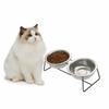 Durable Anti Slip Dog Food Bowl 9°Tilted Angle Large Caliber Elevated Cat Bowl Detachable Double Bowl Pet Bowl Pet Supplies