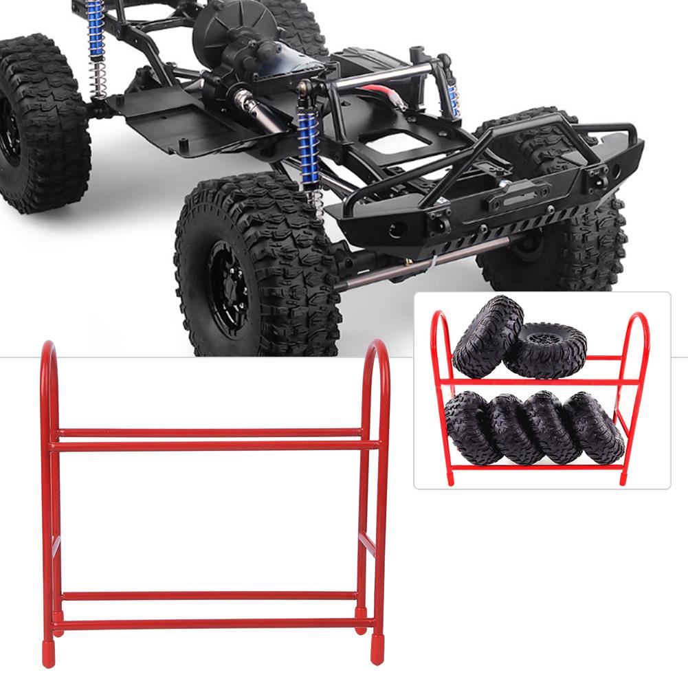 Metal RC Car Tires Storage Rack Wheels Shelf Accessory for 1 10 Scale Remote Control Carred