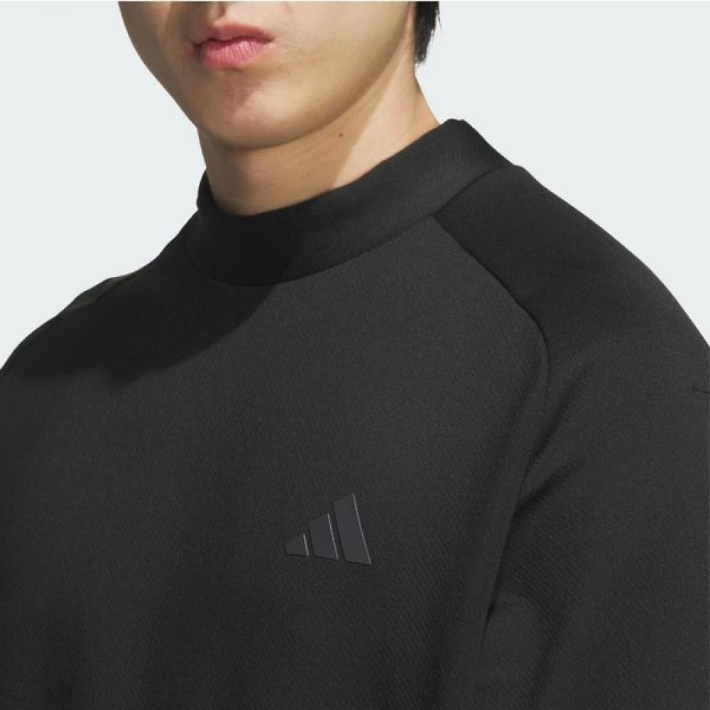 Adidas 25fw Men S Cold Ready Three Stripe lS Mock Neck Shirt Jn1230