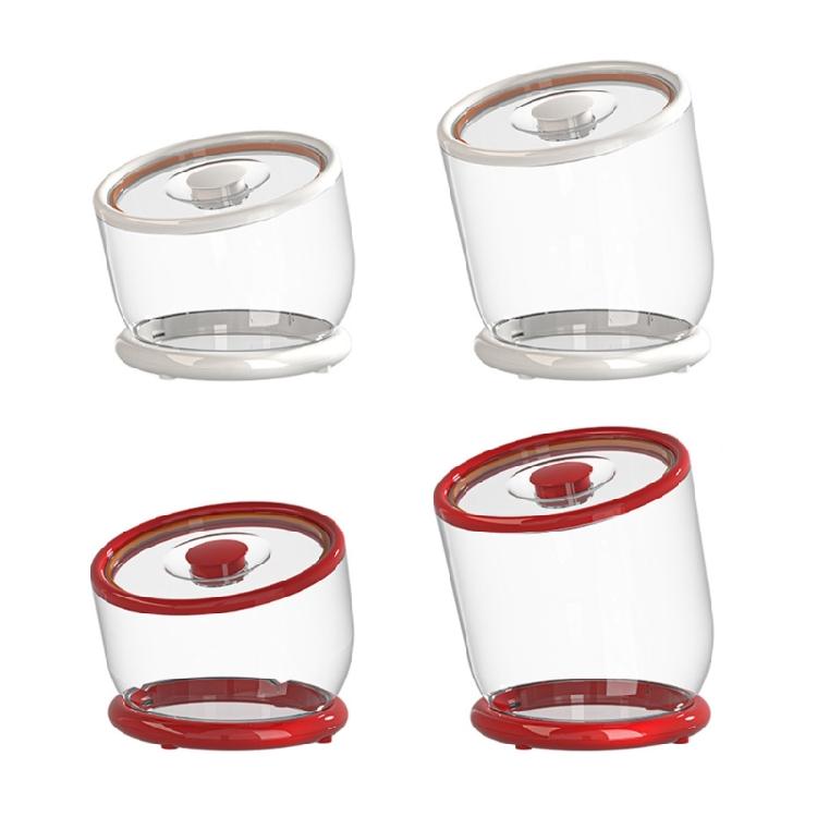 Modern Clear Cereal Dispenser Offering Hygienic Dry Food Preservation Solution