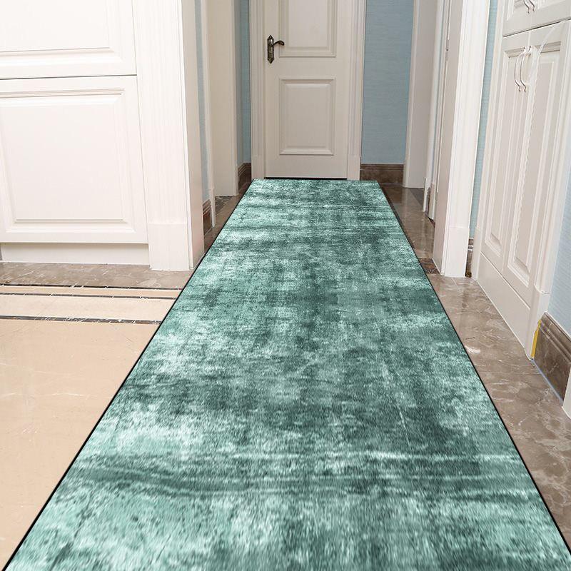 Covor de Coridor Culoare Uni Antiderapant Verde Covoare de Zonă pentru Hol Stil Lux Decor Acasă Covor de Hol Covoraș de Intrare pentru Pridvor Personalizabil