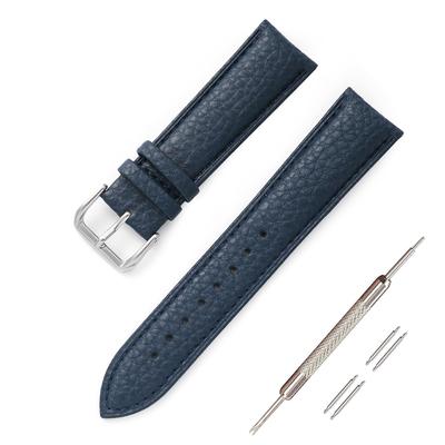 Jumpsunfun Watch Band 12mm24mm Genuine Leather Strap Calf Wristwatch Replacement Belt (Instruction Manual Tool Spring Bar Included)